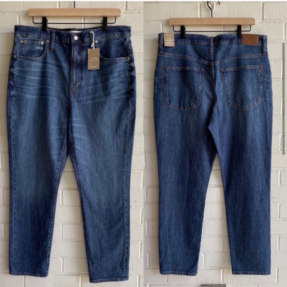 NWT Madewell High Rise Slim Boyjean